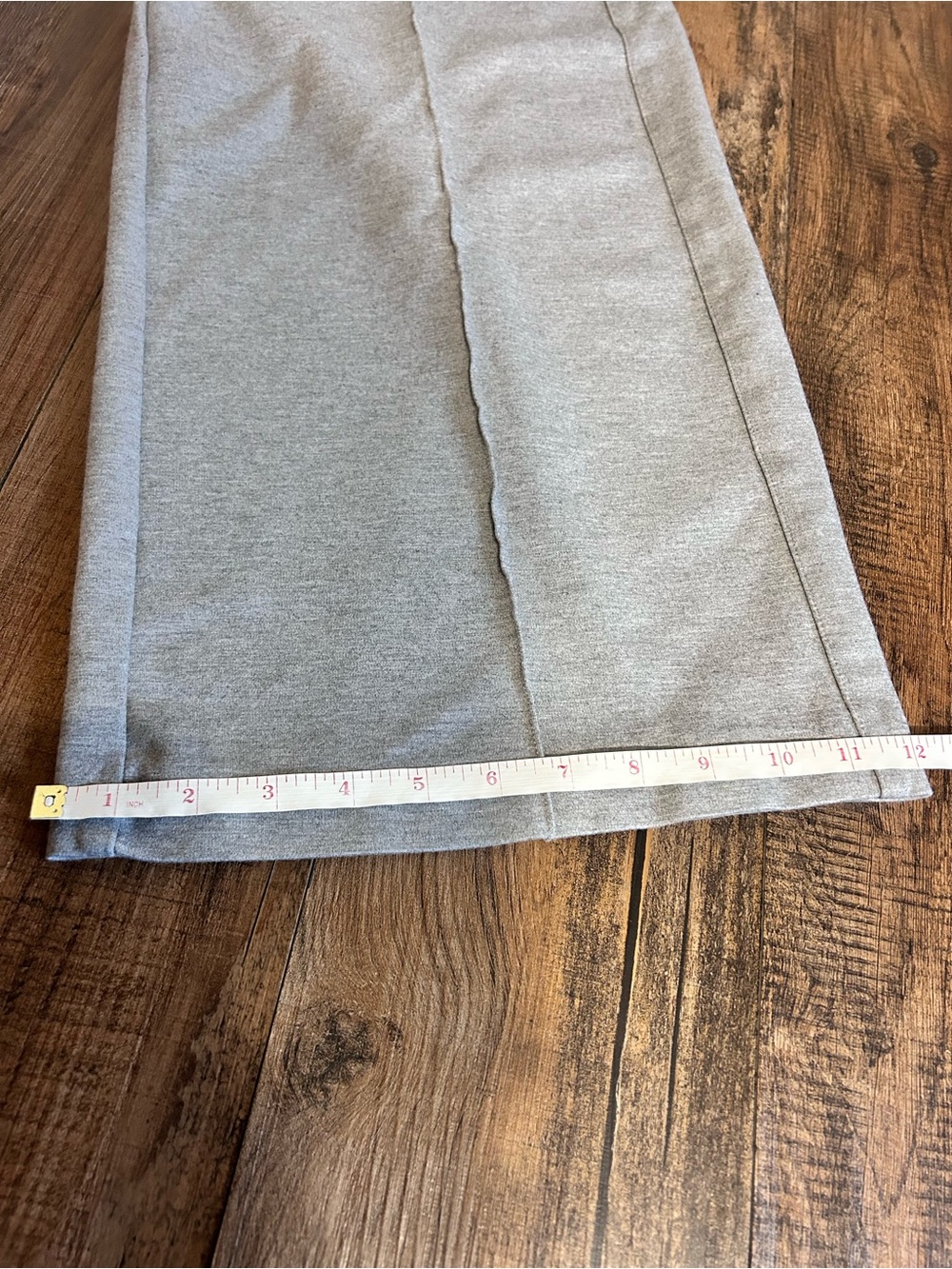 Jones & Co Light Gray Wide Leg Trousers Sz L - Picture 6 of 8